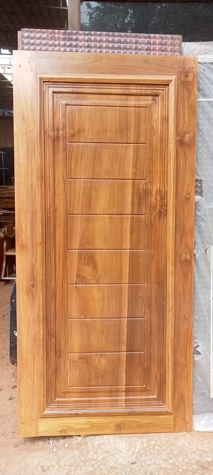 Teak Front Door
